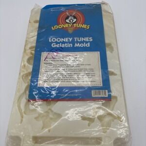 Vintage Looney Tunes Gelatin Mold with Various Characters Including Bugs Bunny
